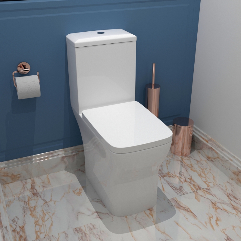 Chester Small Suite 600mm Cashmere Vanity Unit & Toilet Bathroom City